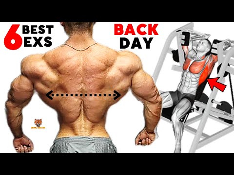 6 BEST BACK EXERCISES TO GET BIGGER BACK FAST / MUSCULATION DOS RÉSULTAT RAPIDE
