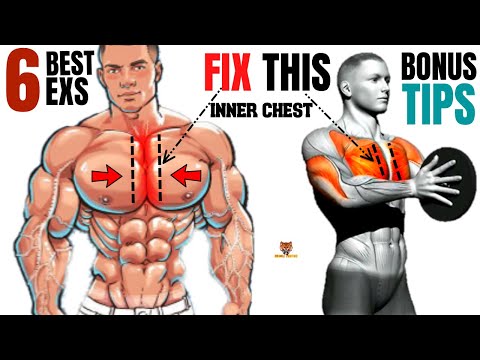 6 BEST INNER CHEST  WORKOUT AT GYM / Meilleurs exs Musculation  poitrine intérieur  .