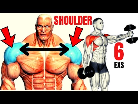 6 BEST SHOULDERS WORKOUT WITH DUMBELLS ONLY / Les meilleurs exs Musculation épaules avec haltères.