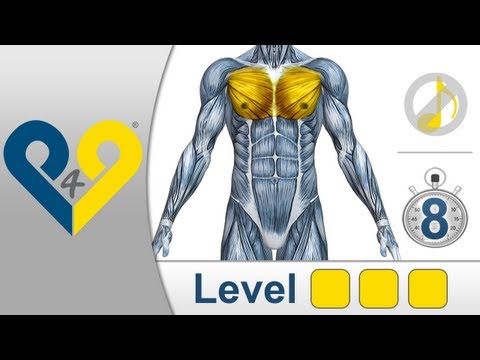 Entraînement musculation pectoraux Niveau 3 – sans la musique
