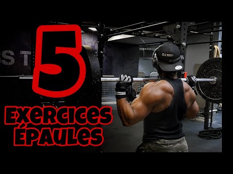 MES 5 EXERCICES EPAULES // PROGRAMME MUSCULATION